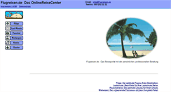 Desktop Screenshot of flugreisen.de
